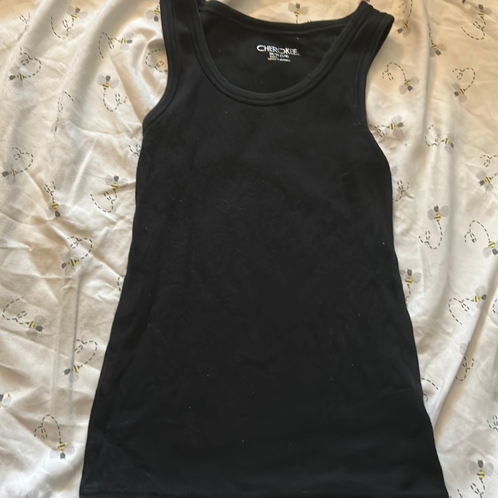 Kids black tank top